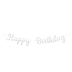 Happy Birthday <b>Banner</b> Gold Silver Rose Gold Blue Pink Triangular Foil Stamped Party Decorations Birthday Elegant Durable - Product Image 5