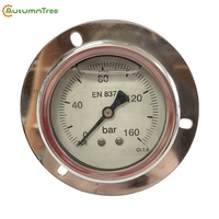 Glycerine Filled Pressure Gauge Oiled Filled PRESSURE GAUGE with Flange Manometer,Mod.115AV