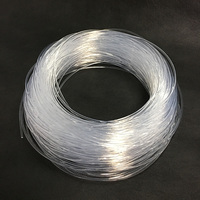 Câble à fibres optiques PMMA à haute transmission lumineuse, LED 6000K, lumière du jour uniforme, éclairage latéral, 1,0 mm, ultra flexible, pliable, IP66, Ra80, App