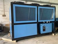 Compresseur de refroidisseur d'eau industriel 120 CV refroidi par air, écologique, pour le moulage plastique et les systèmes de climatisation CVC