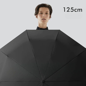Parapluie pliant automatique coupe-vent à 10 côtes-fermoir à anneau renforcé, étanche pour hommes/femmes - Product Image 3