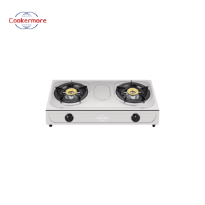 2-Flammen-Gasherd Edelstahl Automatische langlebige Messing brenner kappe Elektrisch Eingebaut für Haushalts-und Hotel gebrauch Gasherd - Product Image 6