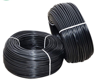 Tuyau d'irrigation goutte à goutte spécial en PE souple, diamètre 16 mm, longueur 500 m, noir, irrigation de précision pour fraises et tomates