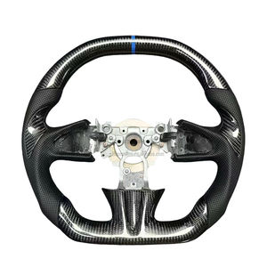 Volante Alcantara de fibra de carbono Real de mano de obra fina de Venta caliente para volante de coche Infiniti Q50 - Product Image 2