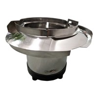 Alimentateur vibrant en acier inoxydable pour attaches de câbles en nylon, machine d'alimentation automatique