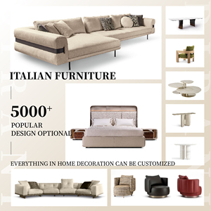 Proyecto de Hotel de Lujo Italiano, Muebles Llave en Mano, Sofás Seccionales Modernos de Alta Gama Hechos a Medida para el Hogar - Product Image 6