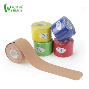 Bandes <span class=keywords><strong>de</strong></span> kinésiologie prédécoupées respirantes, élastiques, pour le soutien musculaire et la physiothérapie sportive - Product Image 5