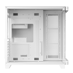 Ruix Aerospace אולטרה RGB להתאמה אישית לוגו תצוגת לוגו לוח קדמי מארז מחשב מסה מארז מחשב שחור ולבן מארז מחשב ATX מגדל מארז - Product Image 5
