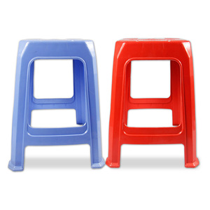 <b>Plastic</b> Square <b>Stool</b> 27x27x45 Cm Durable Polypropylene For Restaurant Home Meeting Use - Product Image 5