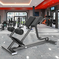 Équipement de musculation professionnel Banc romain en métal réglable avec cadre d'étirement du dos pour la musculation Entraînement de levage de poids