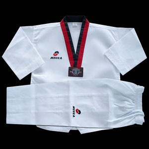 กางเกงเทควันโด <span class=keywords><strong>WTF</strong></span> สำหรับฝึกซ้อมและแข่งขัน ผู้ชาย ยี่ห้อ PUREGENERAL ปรับแต่งโลโก้ได้ เอวกลาง สีดำ ผ้าโพลีเอสเตอร์ - Product Image 1