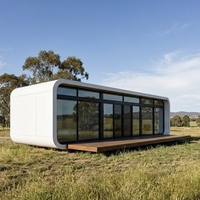 Maisonnette préfabriquée de luxe de 40 pieds, modèle Apple Cabin, prête à être expédiée, conforme aux normes australiennes, idéale pour les locations Airbnb ou les logements d'appoint en Australie.