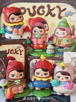 Nouvelles figurines en PVC Popmart PUCKY Poko`s Adventure Series, boîte mystère à collectionner, jouets super mignons, poupée cadeau de Noël