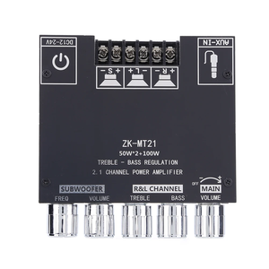 ZK-MT21 2.1 Kênh Loa Siêu Trầm Khuếch Đại Hội Đồng Quản Trị <span class=keywords><strong>Bluetooth</strong></span> 5.0 50W X 2 + 100W Điện Âm Thanh Stereo Khuếch Đại Hội Đồng Quản Trị Âm Bass Amp <span class=keywords><strong>Aux</strong></span> 12V 24V - Product Image 2