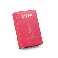 Boîte pliante en papier personnalisée avec logo en feuille d'or pour emballage de parfum, par une entreprise d'impression