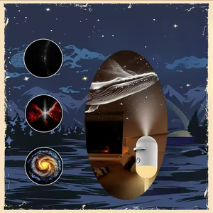 Proyector de Luz Nocturna LED 4K Yinzam HY300, Temas de Océano/Luna/Estrellas, Altavoces Integrados, USB Portátil para Hogar/Auto/Navidad - Product Image 4