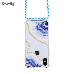 Parachoques a prueba de golpes para Apple iPhone X collar de cordón cuello Correa bandolera Smartphone caso iPhone 7 caso - Product Image 5