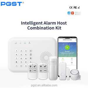 Pgst Tuya Đơn Giản An Toàn Nhà Thông Minh Không Dây Chống Trộm An Ninh Hệ Thống Báo Động ABS Chất Liệu Fcc Ce Rohs Chứng Nhận Cho Nhà Wifi Cháy - Product Image 4