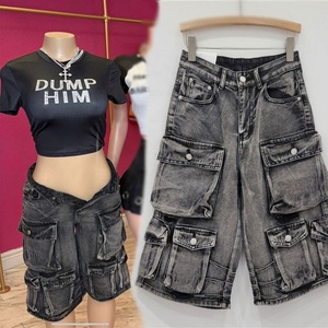 Nuovi Arrivi 2026 Pantaloni <span class=keywords><strong>Jeans</strong></span> Donna Streetwear Taglia S-XL Lunghezza Media - Product Image 1