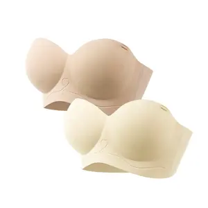 Neues Design 38b Damen Nylon rutsch fester träger loser Multi Way Nude Young Girl 1/2 Cup BH