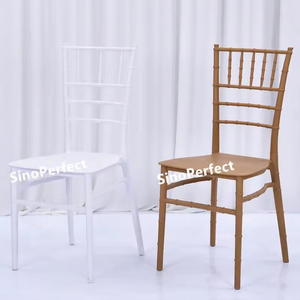 Vente directe usine – <span class=keywords><strong>Chaise</strong></span> de jardin empilable en résine blanche Napoléon, en plastique PP Tiffanie, idéale pour les événements et mariages – Offre spéciale - Product Image 5