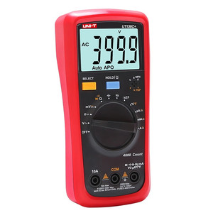 Multímetro Digital Industrial UNI-T UT136C+ AC 1000V con Pantalla LCD de Alta Resolución, Rango de Corriente de 400A, Resistencia de 400-40M - Product Image 1