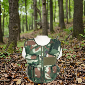 Gilet <span class=keywords><strong>de</strong></span> camouflage tactique léger le plus vendu équipement d'entraînement <span class=keywords><strong>extérieur</strong></span> <span class=keywords><strong>de</strong></span> protection avec poches <span class=keywords><strong>de</strong></span> <span class=keywords><strong>rangement</strong></span> - Product Image 4