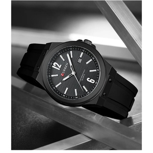 CURREN 8467 Montre à quartz pour homme, mode et loisirs, étanche, lumineuse, calendrier, style Lingge, affaires, date, montres pour hommes, Reloj - Product Image 4