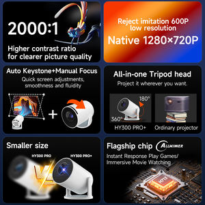 Vidéoprojecteur Topleo Data Show Smart TV Android Home Cinéma à Focale Courte Projecteur Vidéo LED 4K - Product Image 3