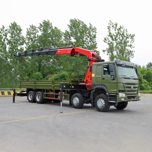 Howo Mounted Crane Truck 6x4 Knuckle <strong>Boom</strong> Hydraulic for Middle East Desert Construction Cargo Haulage - Product Image 3