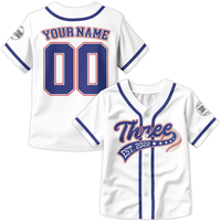 Maillot de baseball personnalisé pour jeunes, style américain, vente en gros OEM, gilet de baseball par sublimation, maillot de baseball imprimé sur mesure, ensemble complet de baseball