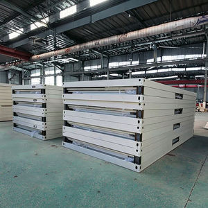 בנייה מהירה של חדרי שינה יוקרתיים בעיצוב מודרני בהתאמה אישית, ידידותיים לסביבה, עשויים פאנלים מבודדים מפלדה, ניתנים לפירוק, מתאימים כבית ספר או חדר כושר. - Product Image 3