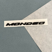 Autocollant de voiture 3D ABS avec logo MONDEO, emblème, lettres, autocollant de coffre arrière MONDEO, autocollant décoratif pour l'extérieur de la voiture, accessoires de style automobile