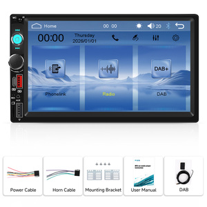 <span class=keywords><strong>Radio</strong></span> de Auto Podofo 2 Din, Estéreo, Reproductor MP5 de 7 Pulgadas, Carplay y Android Auto Inalámbricos, DAB, SWC, Tipo-C/USB, 1 Año de Garantía - Product Image 6