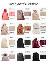 Sac à cordon en satin avec logo personnalisé, pochette de luxe pour bijoux, pour emballage de cadeaux de mariage, petite pochette en soie, vente en gros