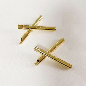 Conector de Pin Macho y Hembra Crown Spring, Latón Chapado en Oro, 1P, Desconexión Rápida, Terminal Impermeable para Aplicaciones Eléctricas - Product Image 2