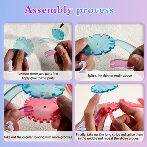 LEQU Kit de Moldes de Silicona de Medusas Divertidas y Alegres, Moldes 3D Reutilizables para Manualidades, Resina, Arte y Decoración - Product Image 2