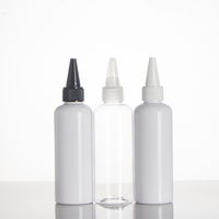Mini PET 10ml 20ml 30ml 50ml 100ml 4oz 8oz 16oz flacon compte-gouttes en plastique bouchon à bouche pointue flacon à presser
