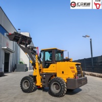 Chargeuse frontale compacte articulée 4x4 HZM920 de 2 tonnes pour la construction et l'agriculture