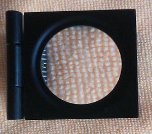 Черный магнитный металлический складной льняной тестер Лупа 8X со светодиодным светом - Product Image 3