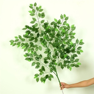 Produttore Commercio All'ingrosso di Plastica Artificiale Lascia Appeso Parete Artificiale Pianta di plastica <span class=keywords><strong>foglie</strong></span> di acero - Product Image 6