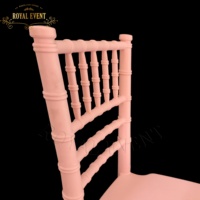 Vente en gros de chaises Chiavari empilablesTiffany Chair chaises de salle à manger pour mariage chaises Chiavari pour enfants en plastique rose pour fête