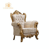 Fauteuil d'appoint de salon au design classique, sectionnel, de luxe, avec housse amovible, idéal pour appartement, hôtel, villa