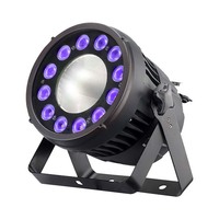 Éclairage DJ professionnel 200W COB blanc RGBW 4-en-1 avec projecteurs LED 12W pour événements disco