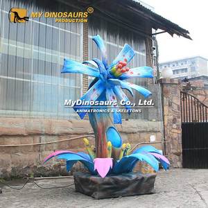 สวน AP25301 Mydino <span class=keywords><strong>ดอกไม้</strong></span>สีฟ้าภาพเคลื่อนไหวที่น่าสนใจ - Product Image 3