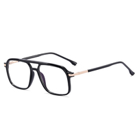 MS 95365 Lunettes en gros à double pont pour gentleman Montures Tr Lunettes optiques Lunettes anti-lumière bleue