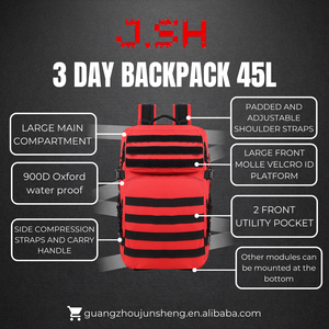 Jsh Nhà Máy Chiến Thuật Ba Lô Ddp Canada Rucksack Molle Chiến Thuật Ba Lô Cho Đi Du Lịch Chiến Thuật Khung Ba Lô 45L Biểu Tượng Tùy Chỉnh - Product Image 2