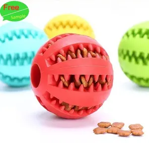 Vente en gros de jouets durables pour animaux de compagnie jouets à mâcher en caoutchouc TPR nettoyage des dents fuite nourriture jouets pour chiens