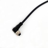 Connecteur blindé M12 3-8 broches amélioré, mâle-femelle, droit ou coudé, IP67, faisceau de câbles personnalisé pour système de capteur de puissance CAN Bus