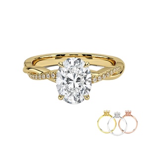 Wedding Engagement <b>Rings</b> Lab Diamond Jewelry 14K Solid Gold IGI D/VS Lab Grown Diamond <b>Rings</b> <b>for</b> Women <b>Men</b> - Product Image 1